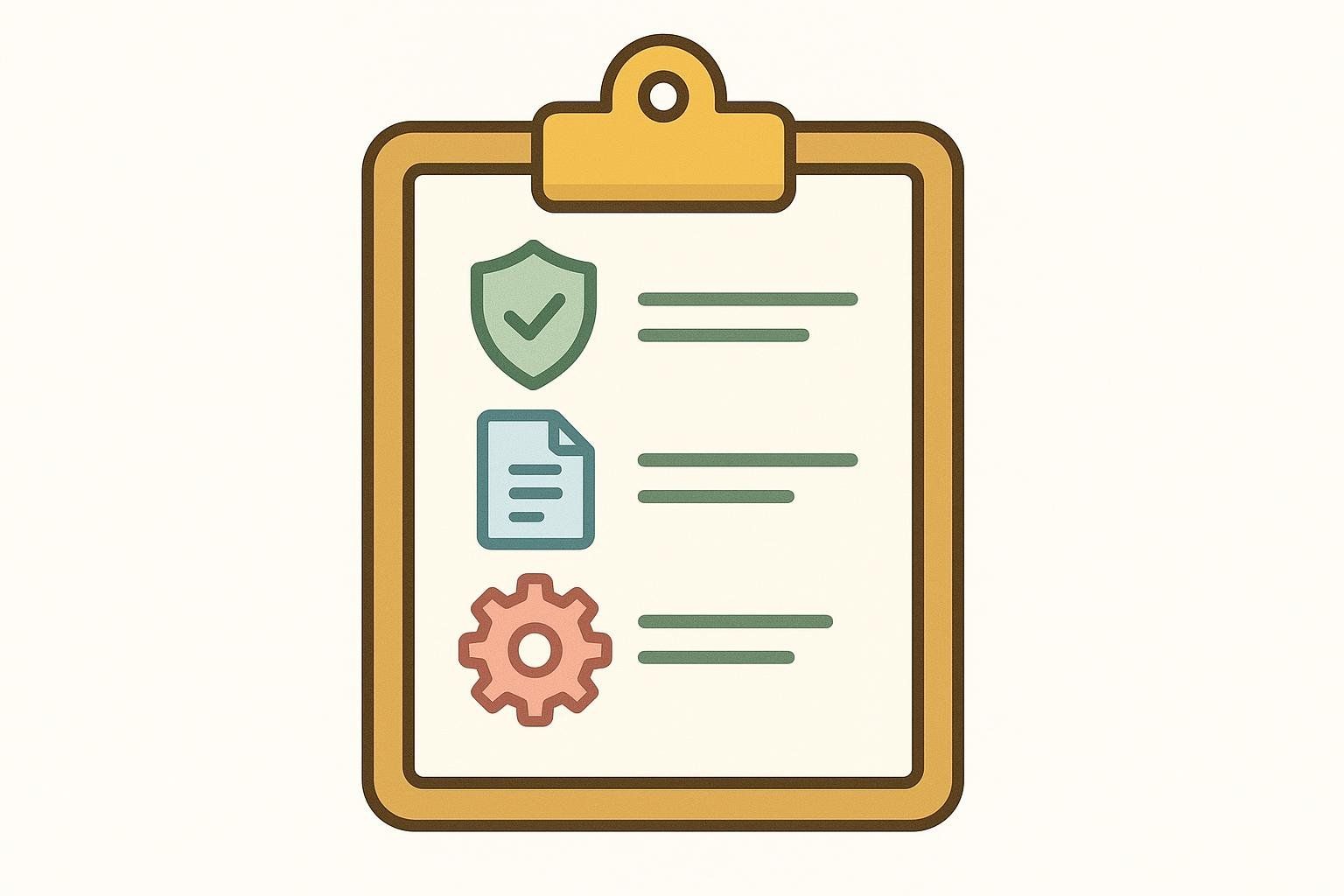 A clipboard with a compliance roadmap illustrated through icons for clinics and providers using GLP-1 medications.