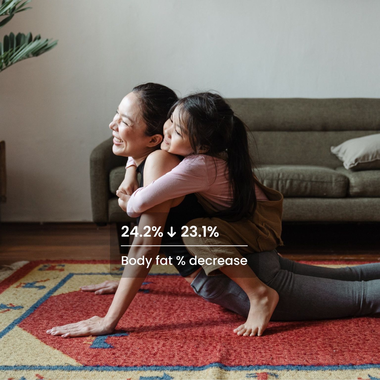 HalfImage: Yoga Mom w/ Callout