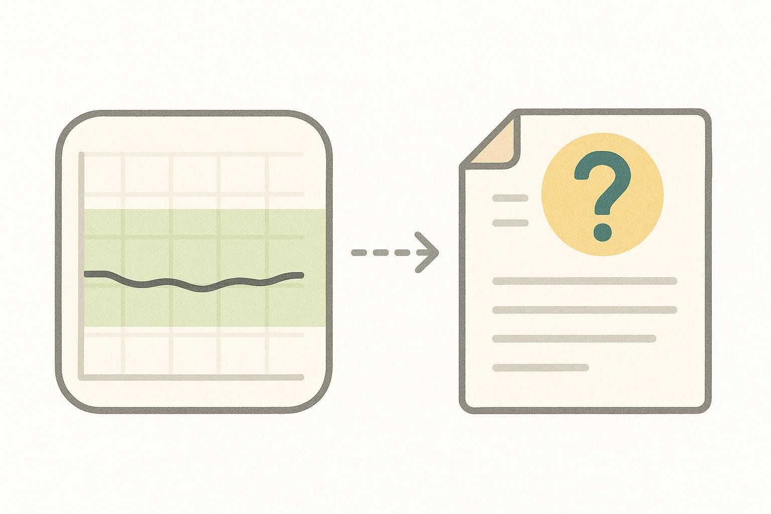 Illustration showing a good CGM graph next to a confusing A1C lab result, raising a question.