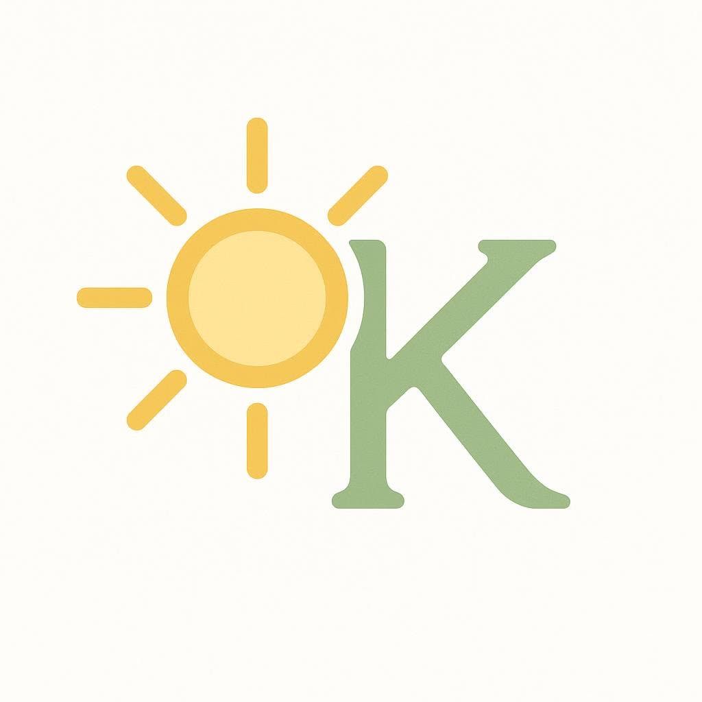 Icon showing a sun symbol and the letter K interlocked, representing the synergy of Vitamin D3 and K2.