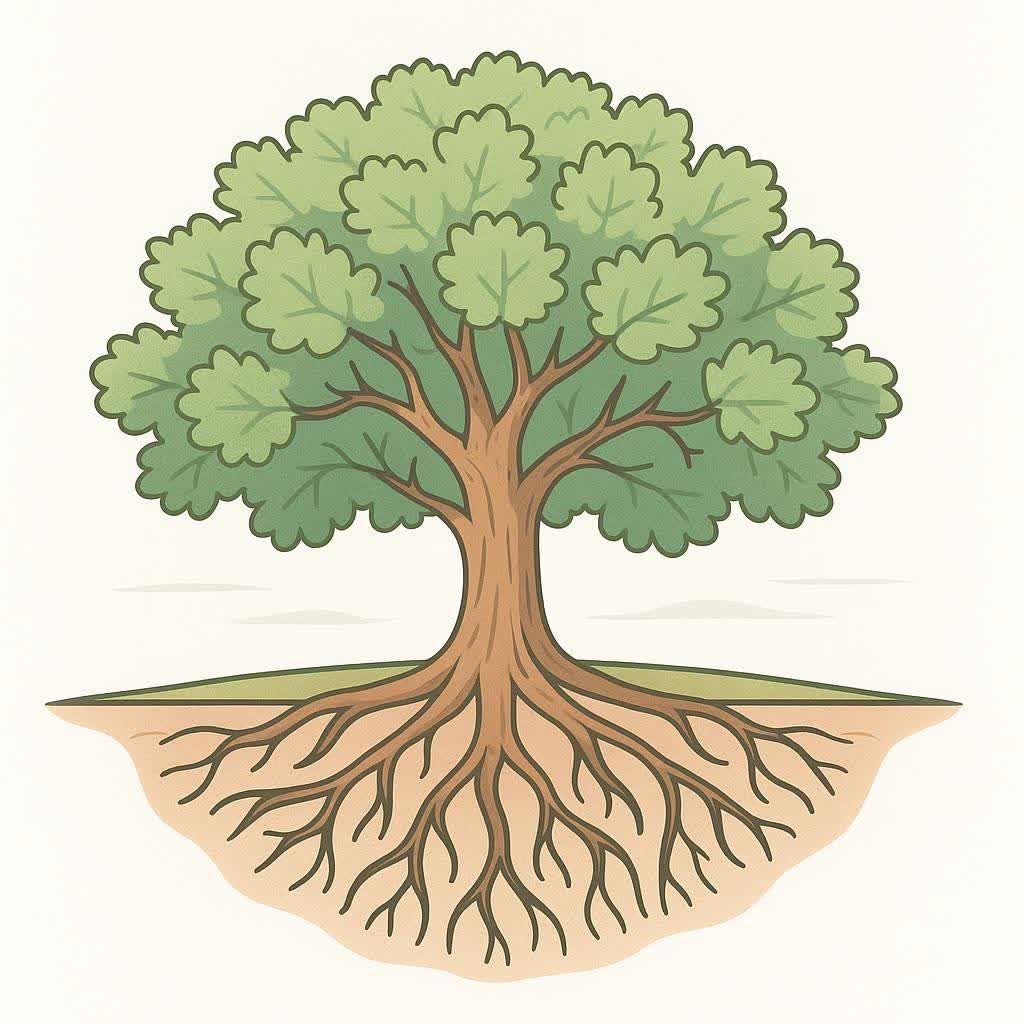 A simple diagram illustrating the heel raise exercise for balance and strength.