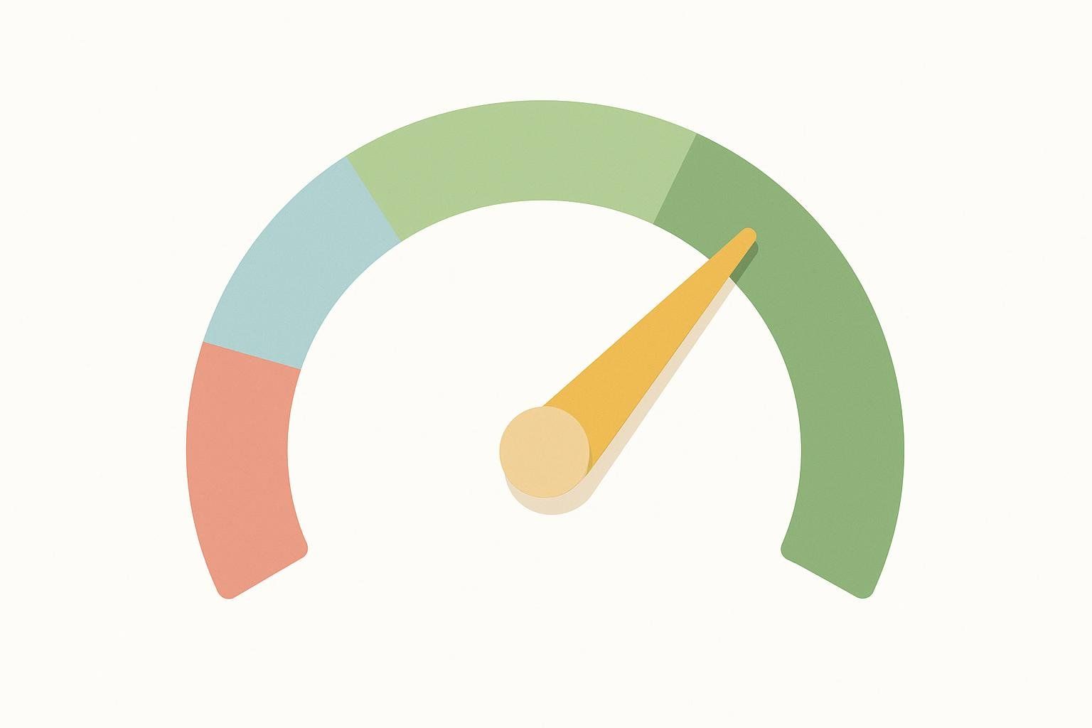 An abstract dial showing weekly cardio progress towards the 150-minute goal, as recommended by health guidelines.