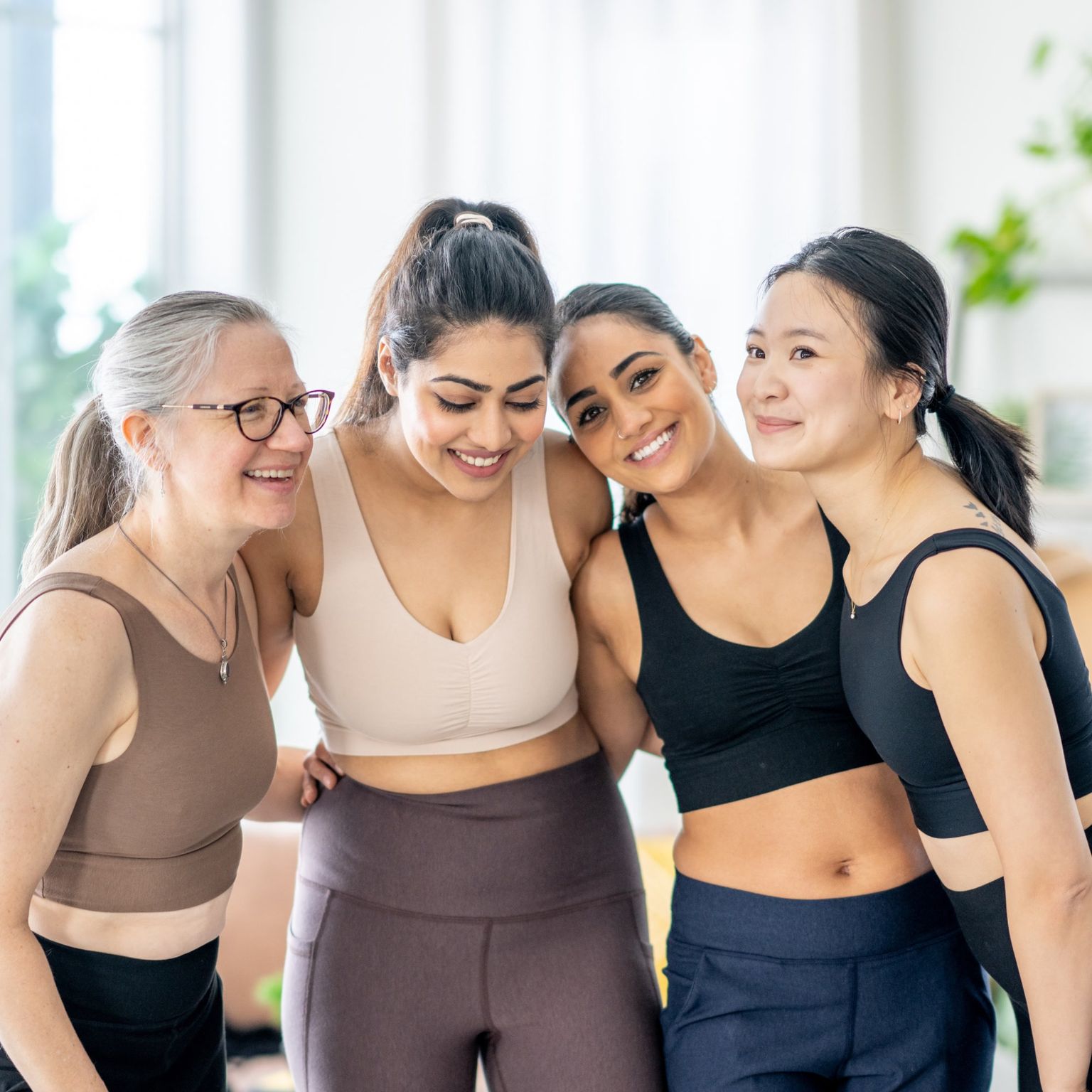 HalfImage: Group of Women in Athletic Wear