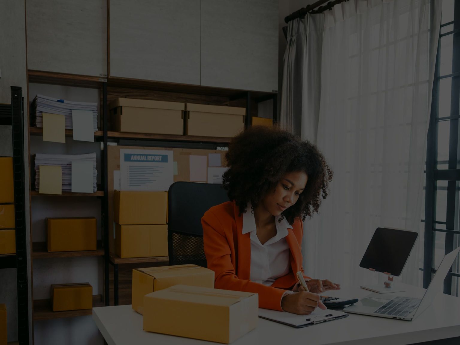 CoverShort: Young Black Businesswoman Mobile